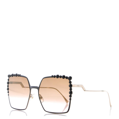 Fendi Square Dots Sunglasses FF 0259/S Black 1 of 8