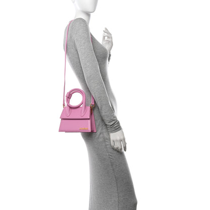 Jacquemus Smooth Calfskin Le Chiquito Noeud Light Pink 2 of 12