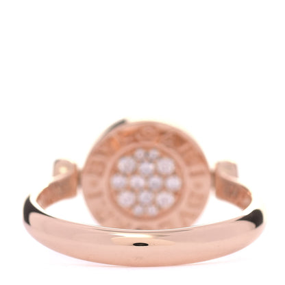 Bulgari 18K Rose Gold Diamond Mother of Pearl BVLGARI BVLGARI Ring 53 6.25 4 of 6