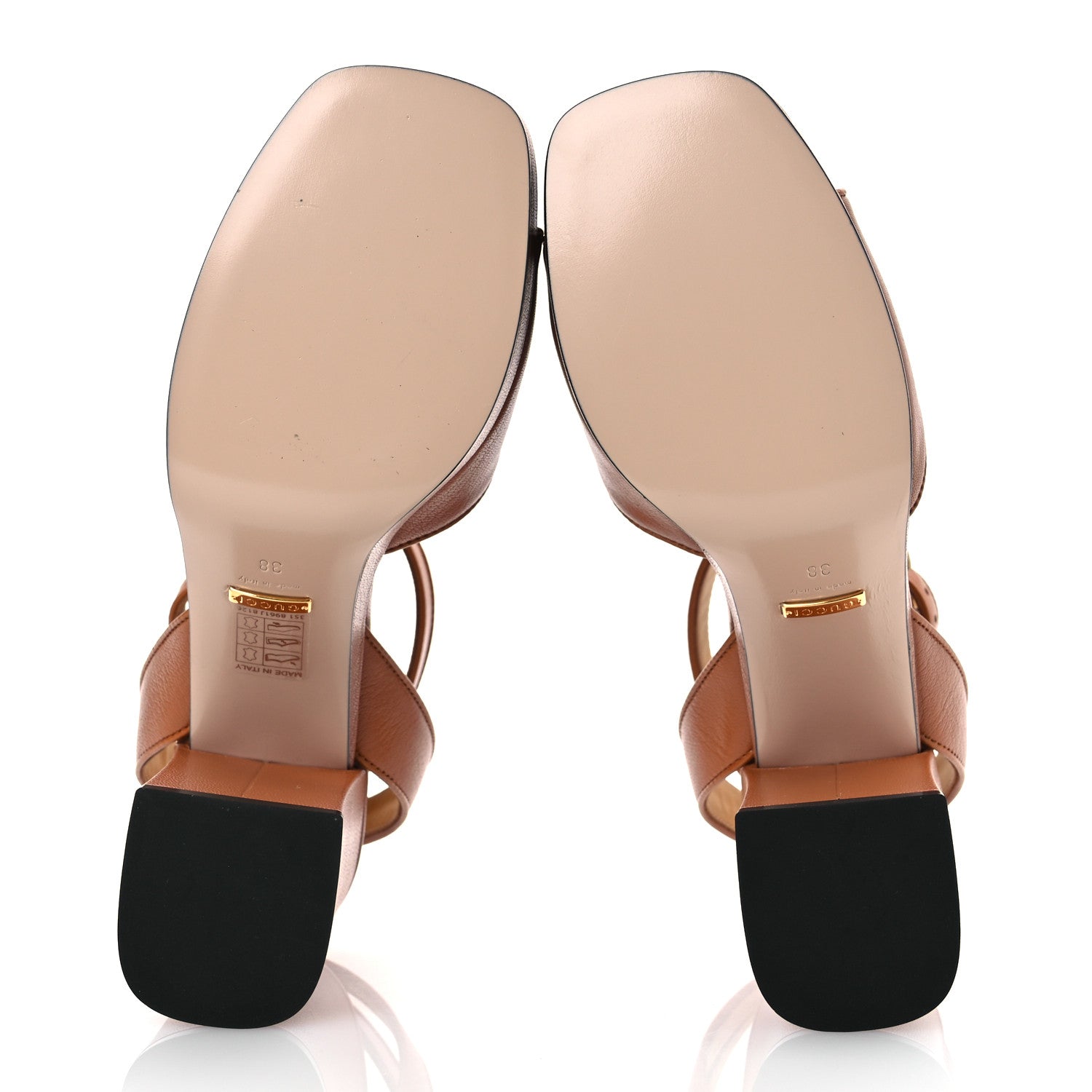 Gucci Quentin Granada Kid Horsebit 25/60mm Platform Sandals 38 Harness Brown 7 of 12