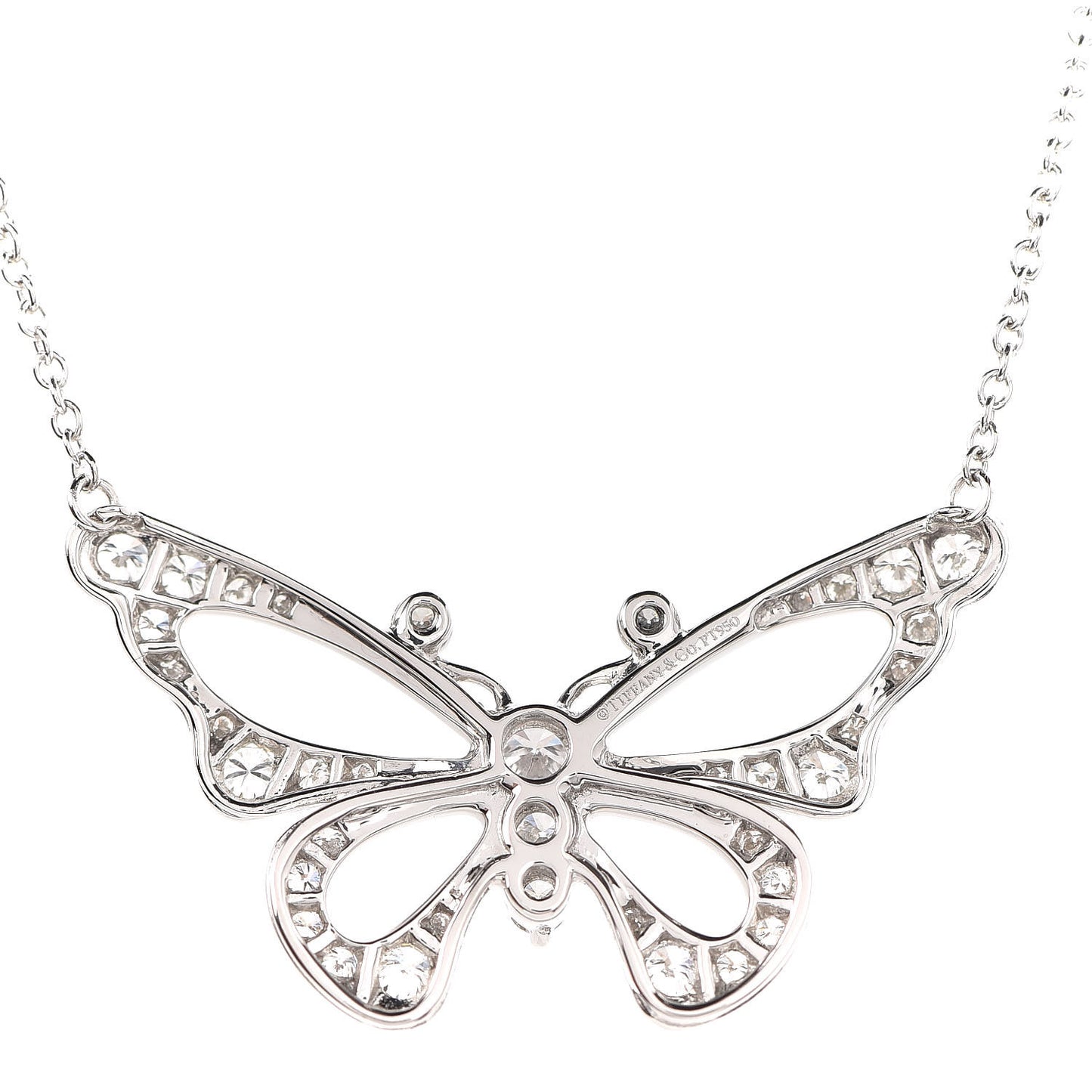 Platinum Diamond .56ctw Enchant Butterfly Necklace