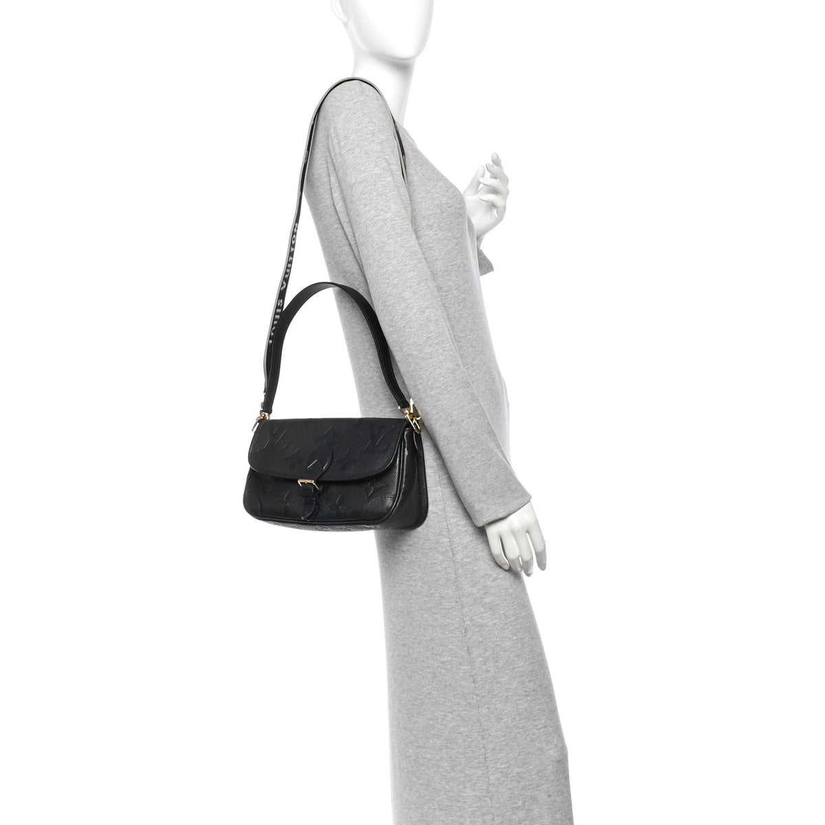 Louis Vuitton Empreinte Monogram Giant Diane Black 2 of 9