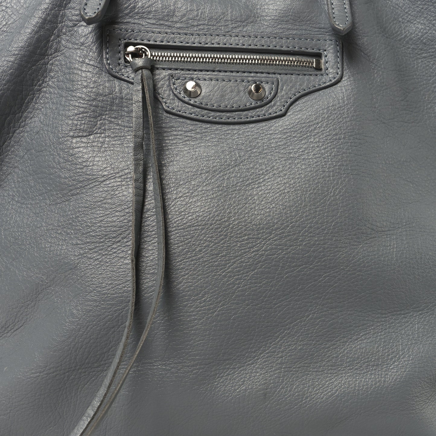 Veau Papier A4 Zip Around Tote Grey