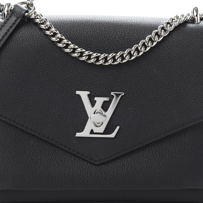 Louis Vuitton Soft Calfskin My Lockme Chain Bag BB Black 10 of 10