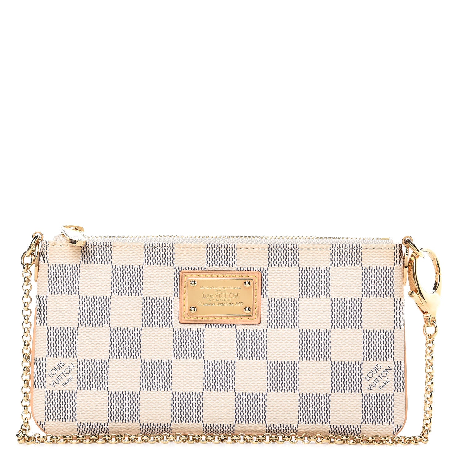 Louis Vuitton Damier Azur Pochette Milla MM 1 of 10
