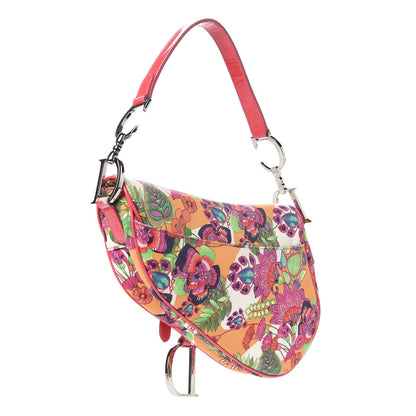 Christian Dior Canvas Floral Saddle Bag Multicolor 3 of 11