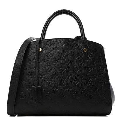 Louis Vuitton Empreinte Montaigne MM Black 1 of 4