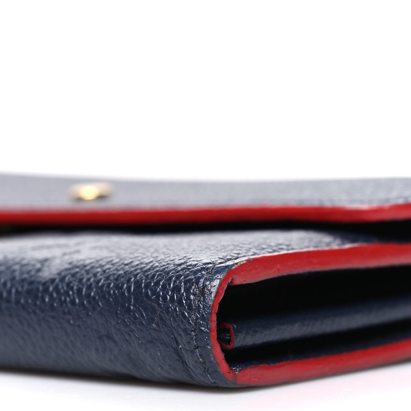 Empreinte Pont-Neuf Wallet Marine Rouge