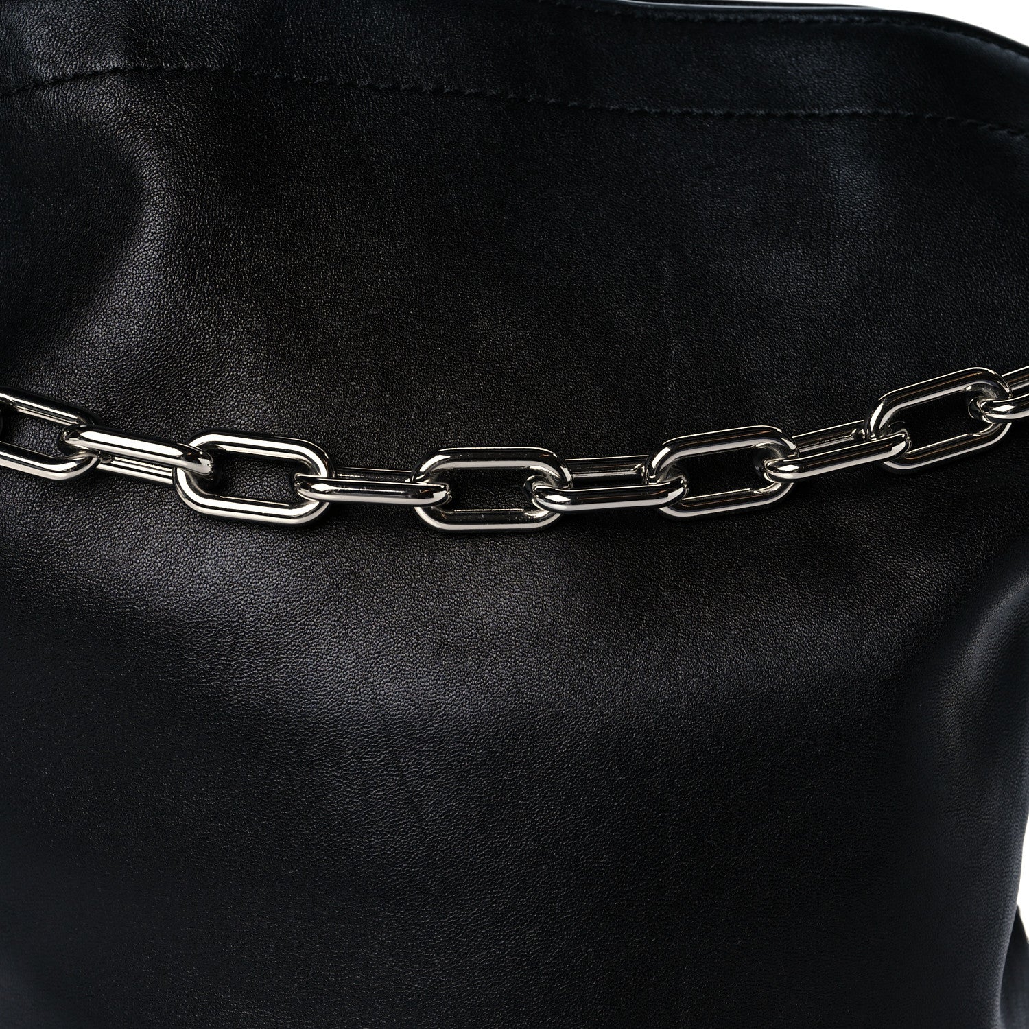 Alexander Wang Smooth Calfskin Studded Roxy Bucket Bag Black 6 of 8