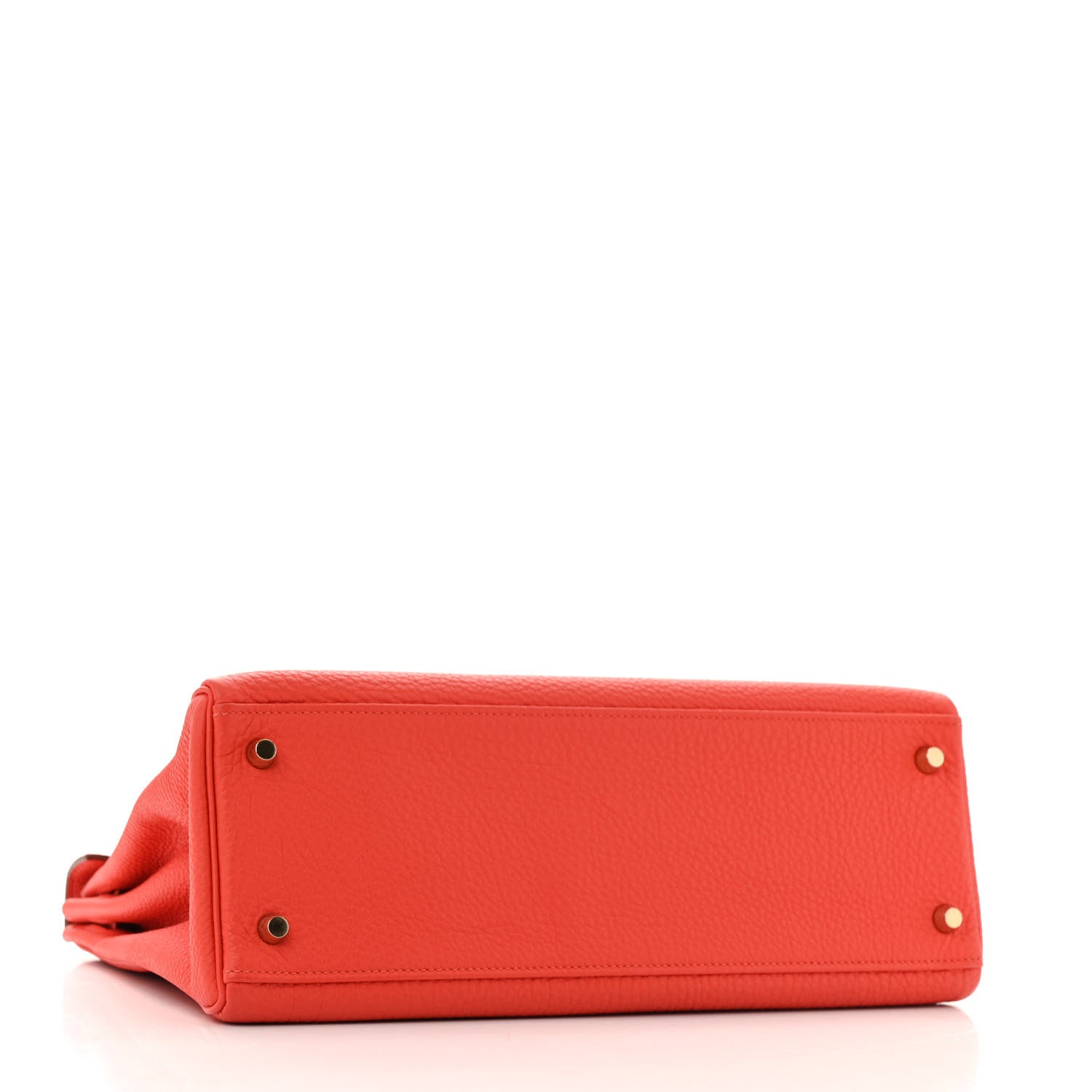 Hermes Togo Kelly Retourne 32 Capucine 4 of 14