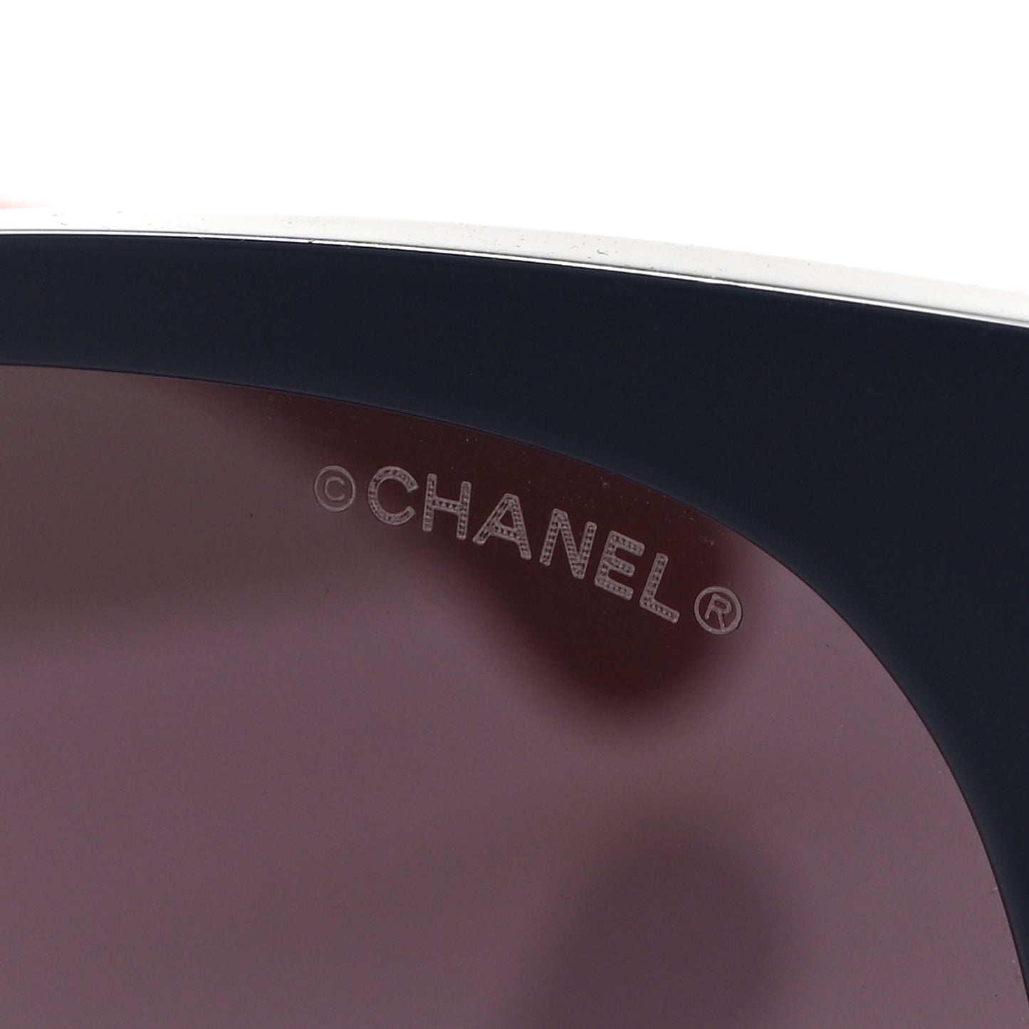 Acetate Quilted CC Pilot Sunglasses 71465 Blue Red