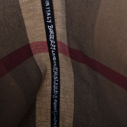 Burberry Coated Canvas Mega Check Medium Doodle Tote Black 9 of 11