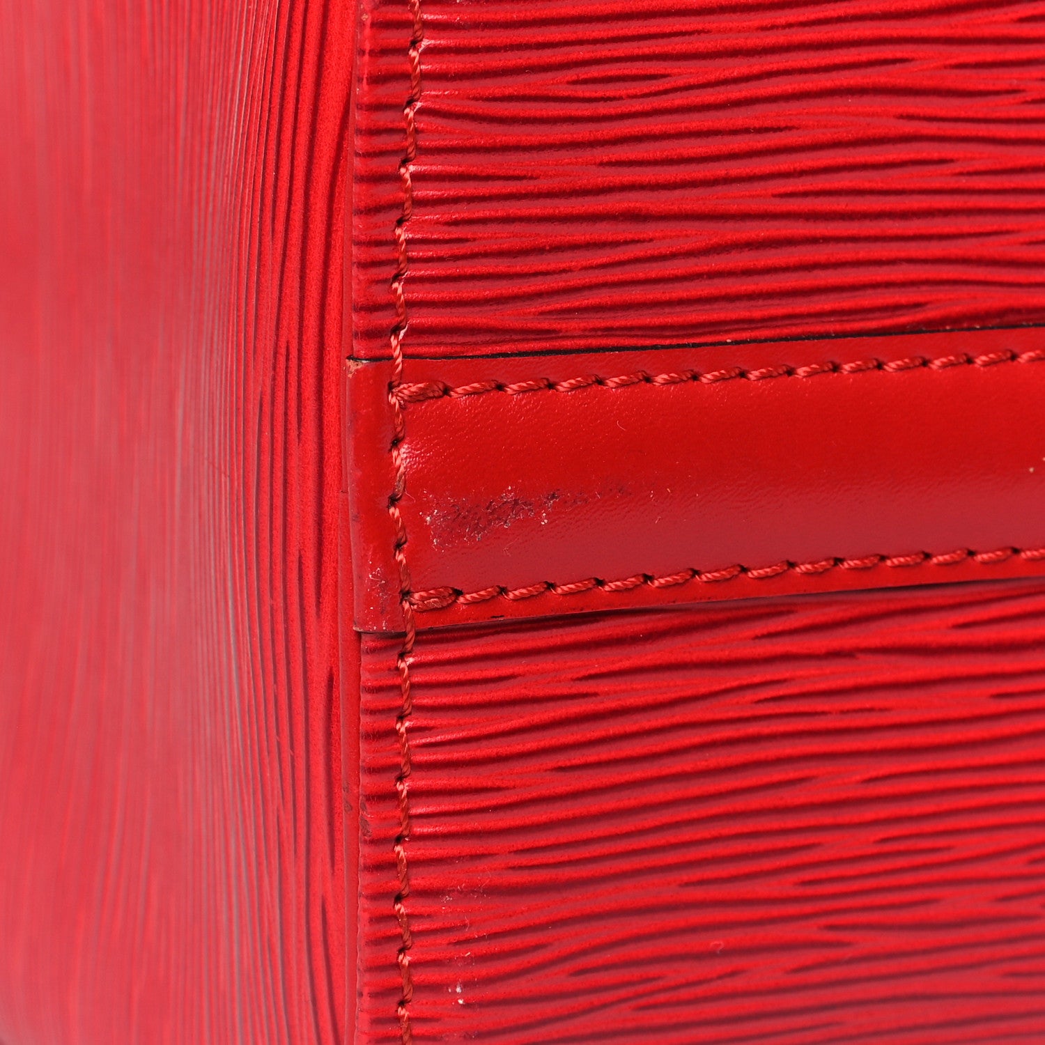 Louis Vuitton Epi Speedy 25 Castillan Red 9 of 10
