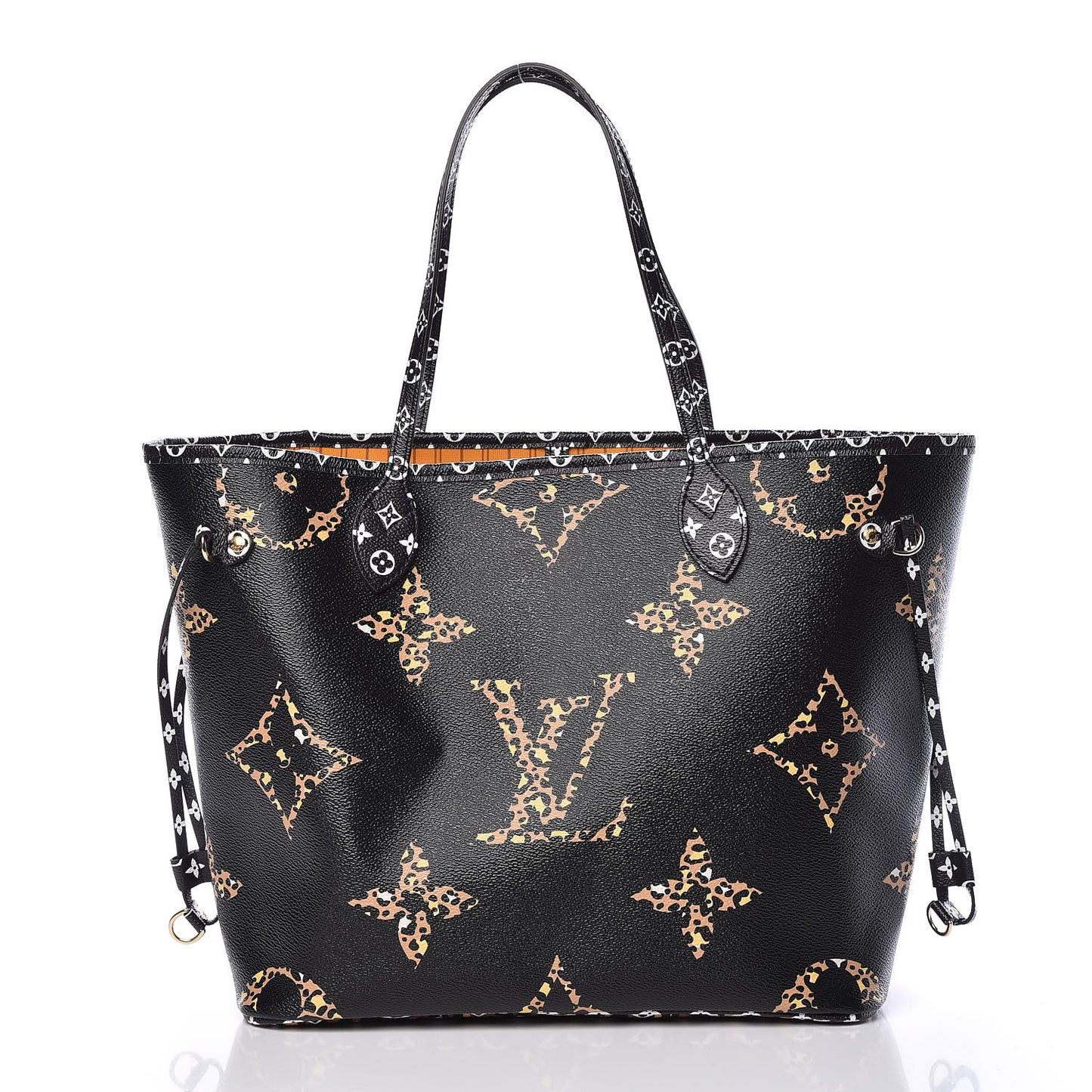 Monogram Giant Jungle Neverfull MM Black