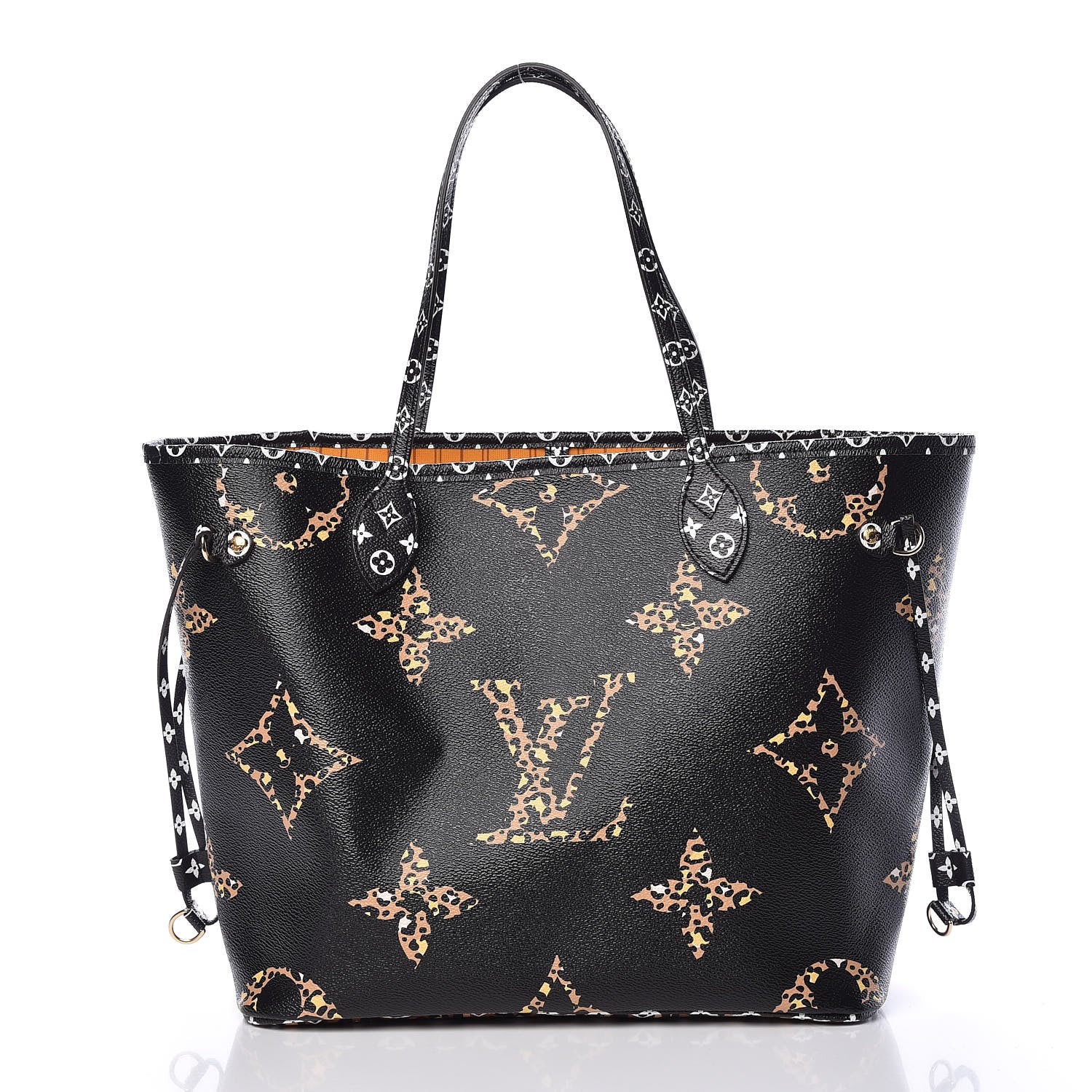 Louis Vuitton Monogram Giant Jungle Neverfull MM Black 3 of 12