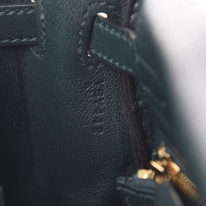 Hermes Swift Kelly Retourne 25 Vert Cypress 6 of 11