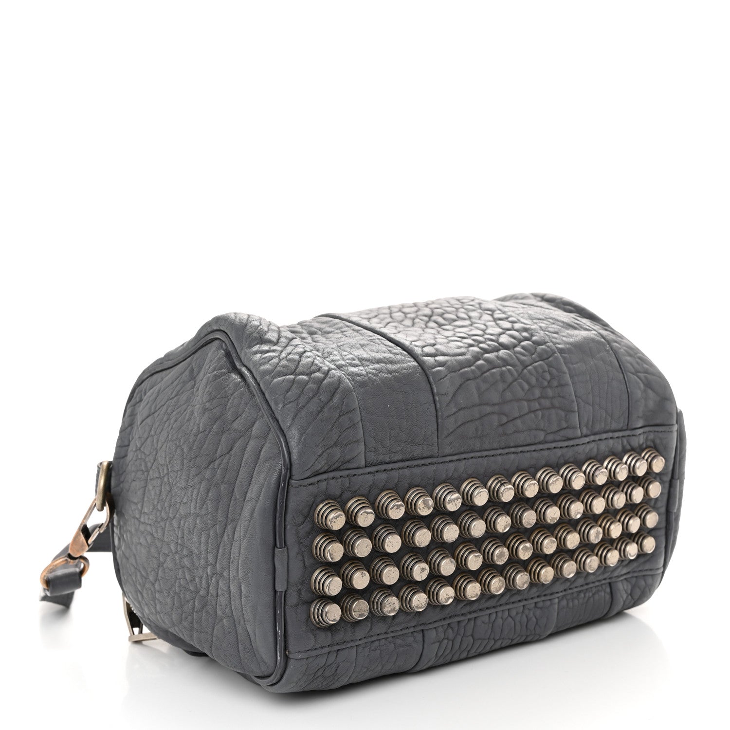 Alexander Wang Pebbled Lambskin Rockie Tundra Antique Silver Hardware 4 of 9