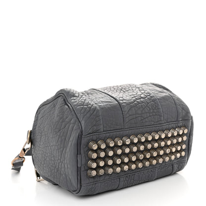 Alexander Wang Pebbled Lambskin Rockie Tundra Antique Silver Hardware 4 of 9