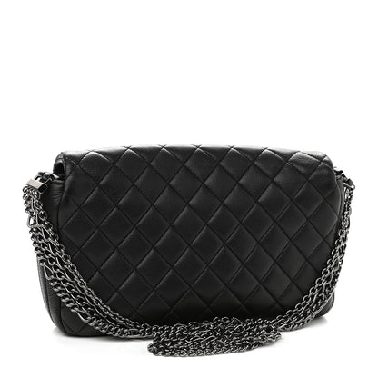 Chanel Calfskin Quilted Multi Chain Flap Black 3 of 9