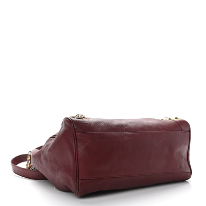 Balenciaga Chevre Gold Metallic Edge Hardware Velo Rouge Brique Rouge Grenade 3 of 9