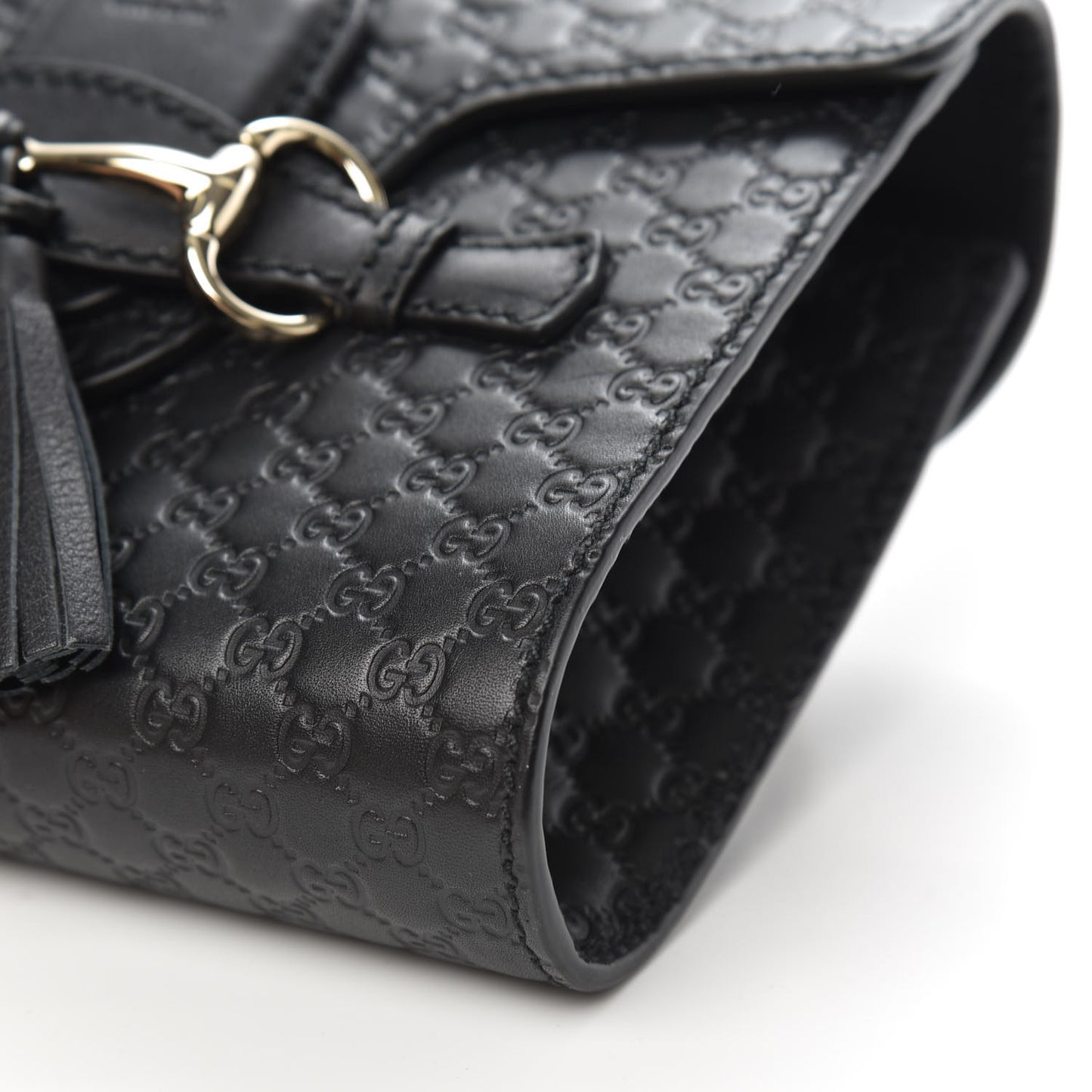 Microguccissima Mini Emily Shoulder Bag Black