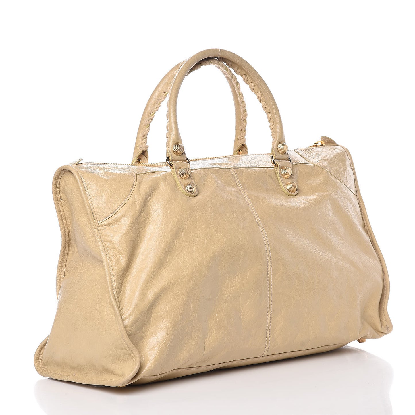 Agneau Giant 12 Gold Hardware Work Dune
