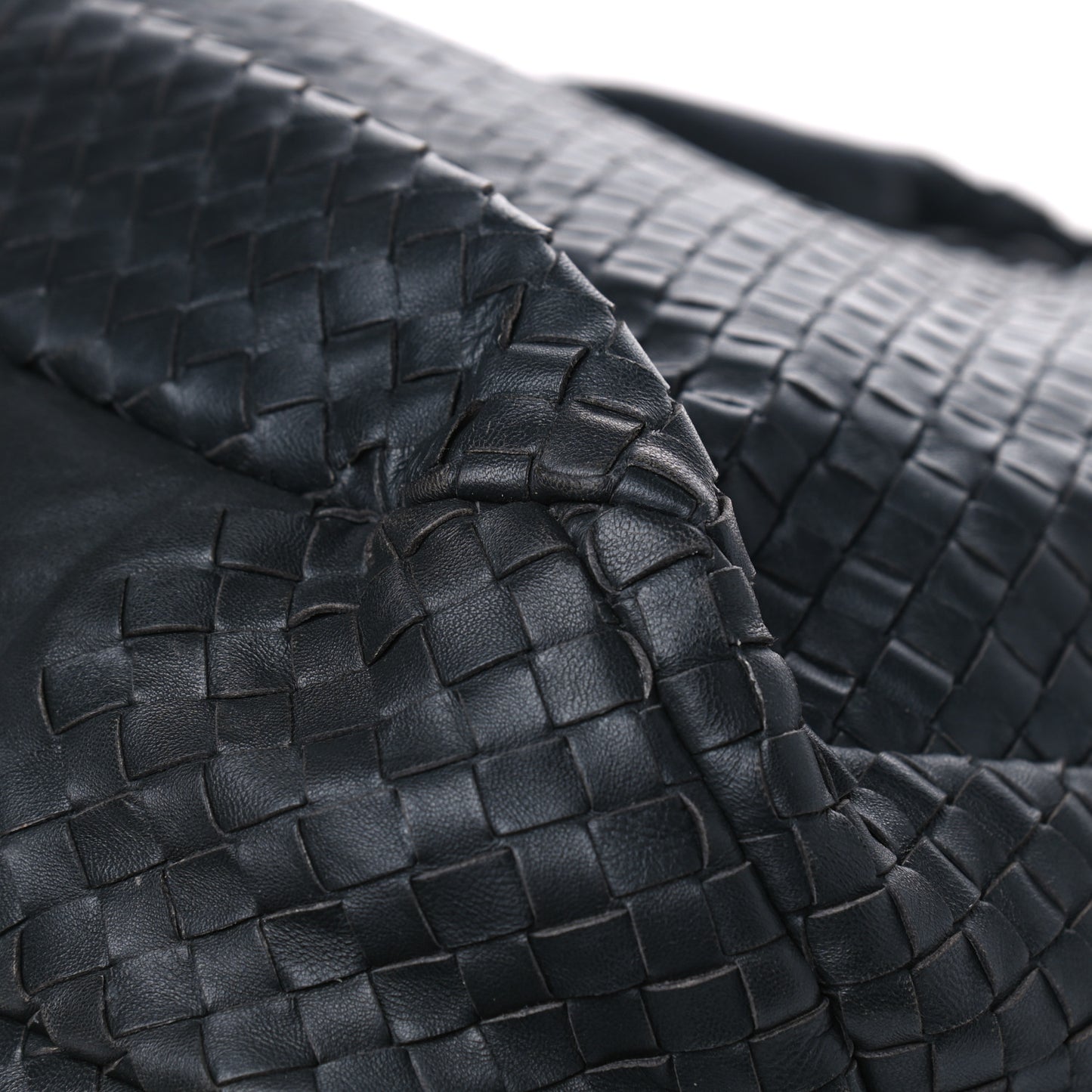Nappa Intrecciato Large Campana Black