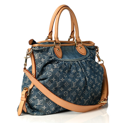 Louis Vuitton Denim Neo Cabby GM Blue 3 of 8