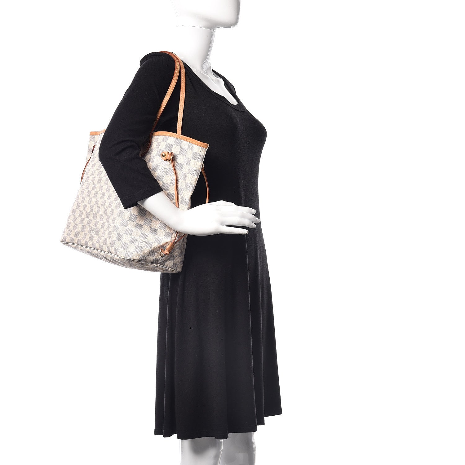Louis Vuitton Damier Azur Neverfull MM 2 of 10