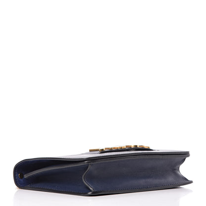 Christian Dior Calfskin J'Adior Chain Flap Bag Navy Blue 4 of 11