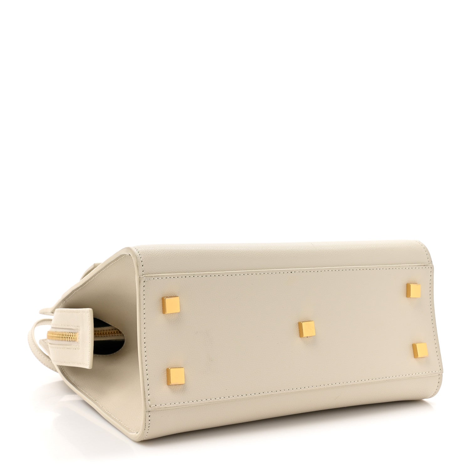 Saint Laurent Grain De Poudre Small Uptown Tote Crema Soft 4 of 16