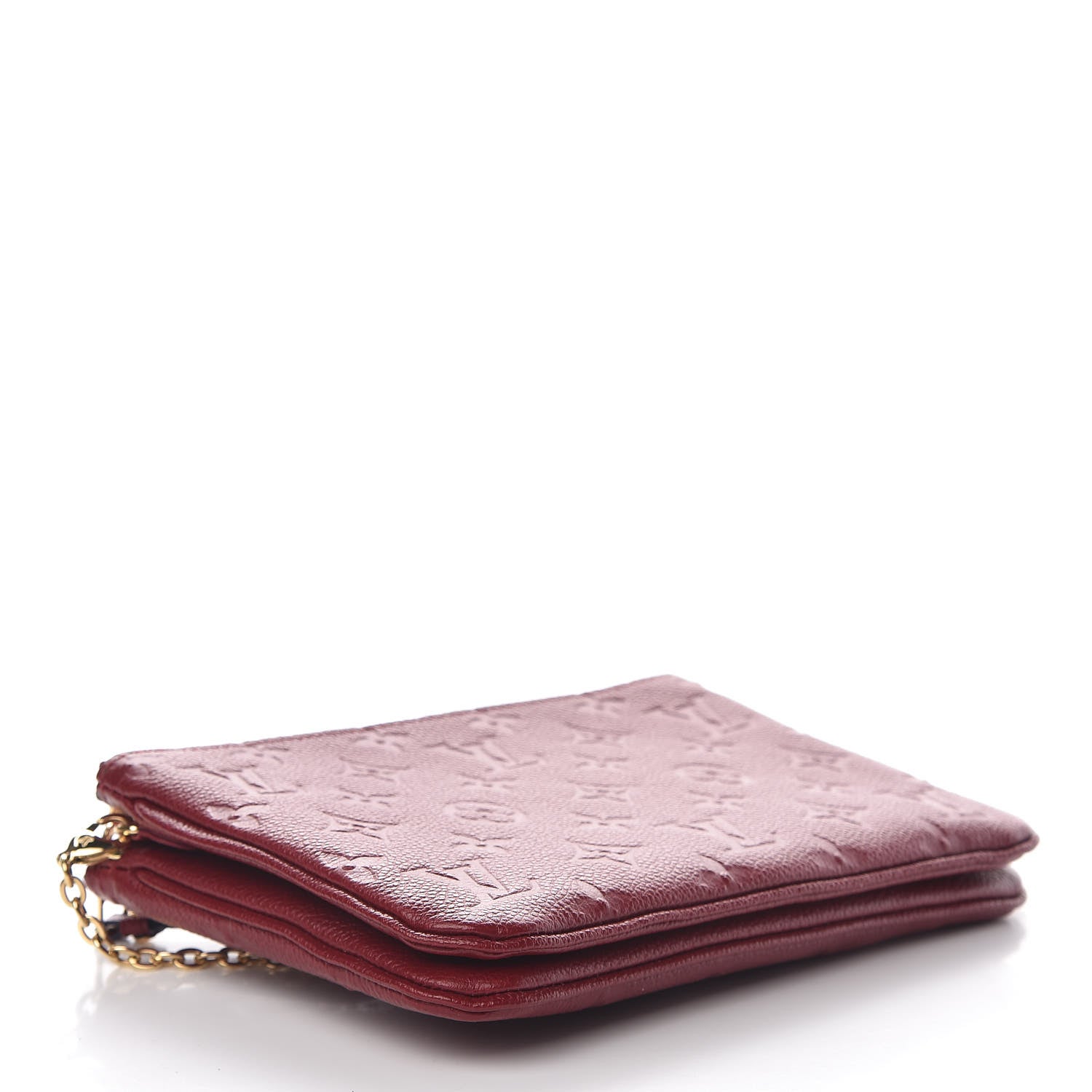 Louis Vuitton Empreinte Double Zip Pochette Cherry Berry 4 of 11