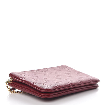 Louis Vuitton Empreinte Double Zip Pochette Cherry Berry 4 of 11