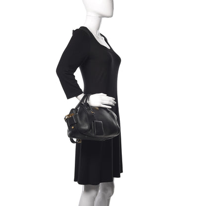 Prada Vitello Daino Satchel Black 2 of 10
