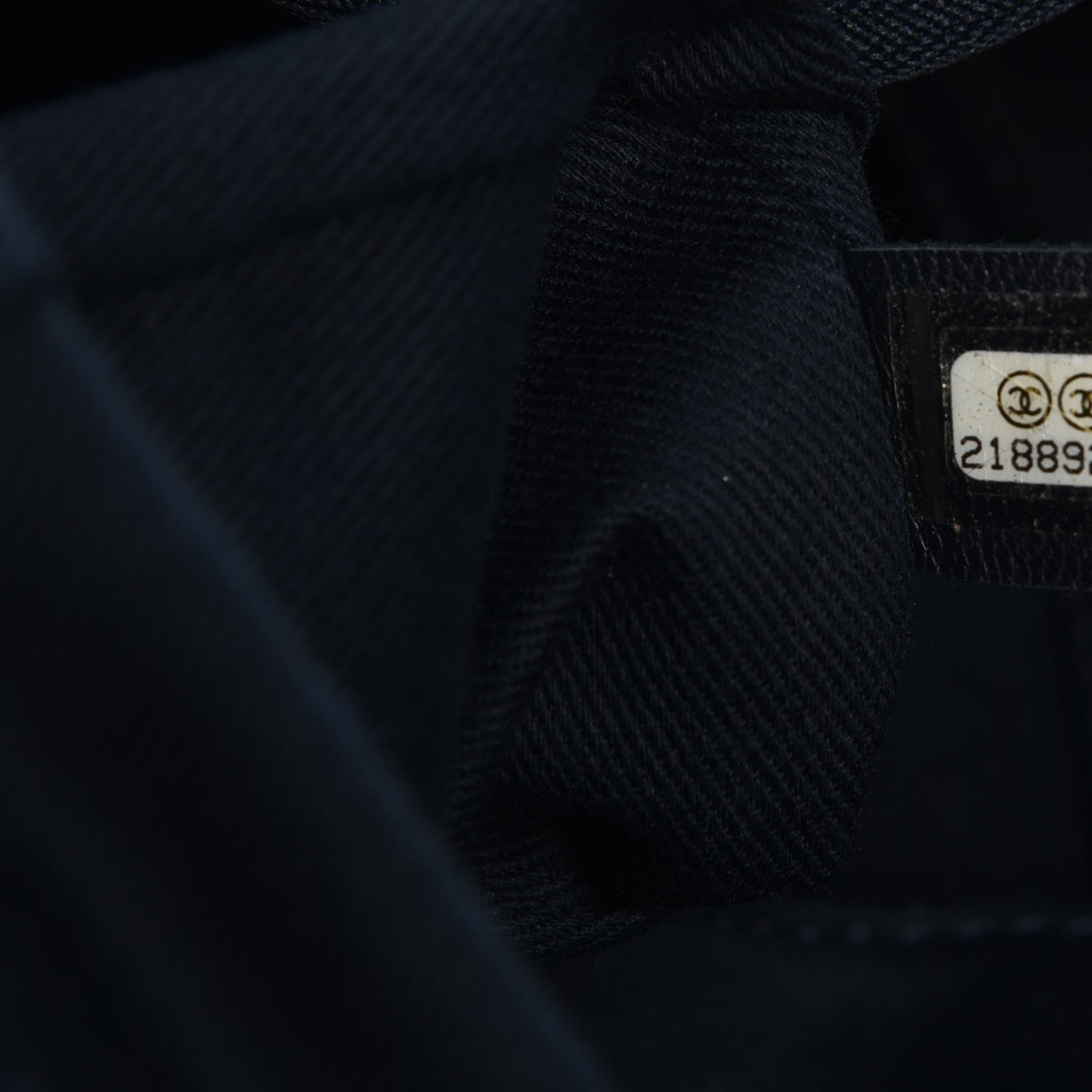 Chanel Canvas Large Deauville Tote Dark Blue 8 of 8