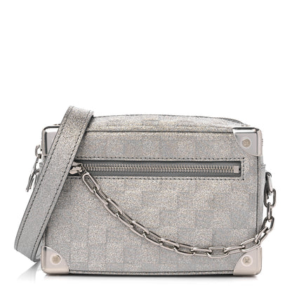 Louis Vuitton Damier Glitter Mini Soft Trunk Silver 1 of 9