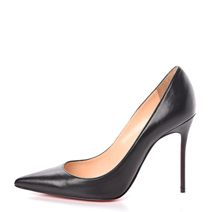 Christian Louboutin Kid Decollete 554 100 Pumps 38 Black 1 of 7