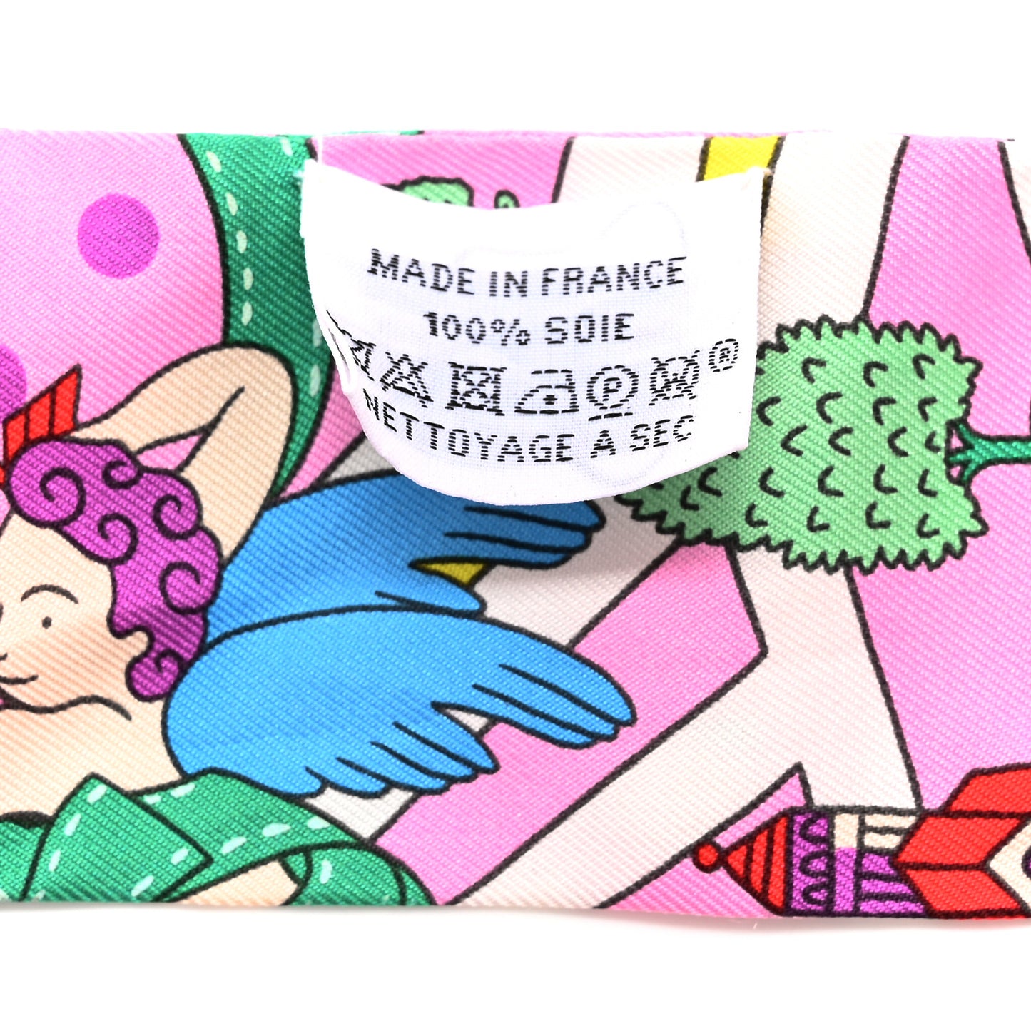 Silk Les Nouveaux Amoureux de Paris Twilly Rose Buvard White Vert