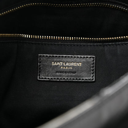 Saint Laurent Lambskin Matelasse Monogram Medium Niki Chain Satchel Black 6 of 11