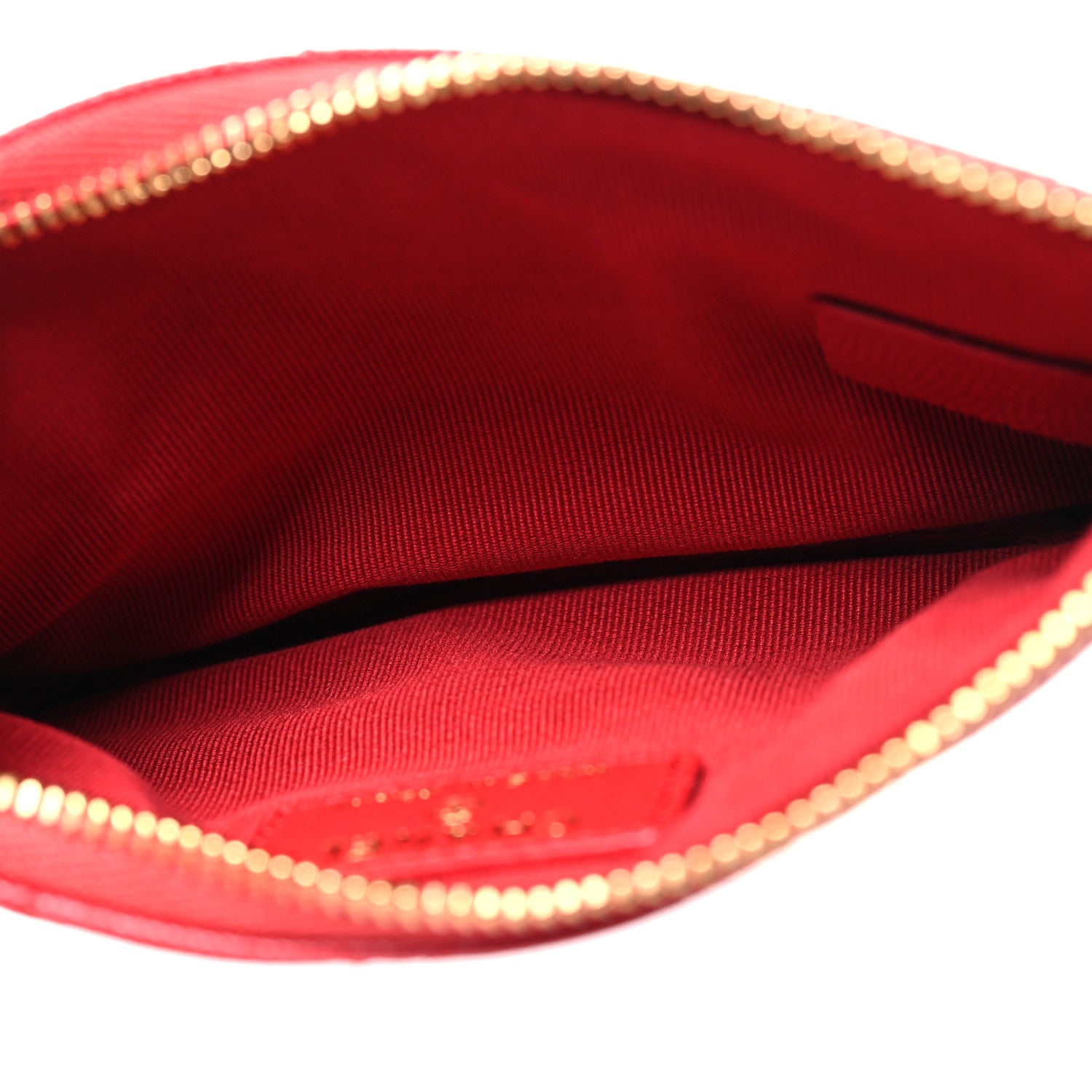 Chanel Caviar Quilted Small Cosmetic Case Dark Pink 5 of 10