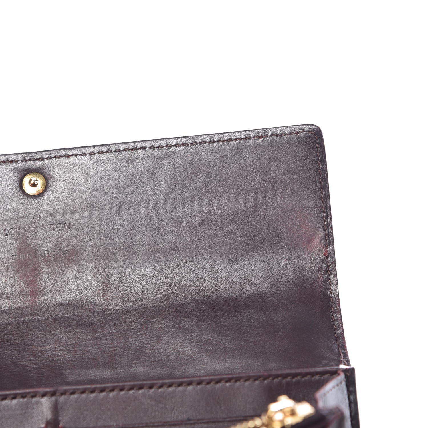 Louis Vuitton Vernis Sarah Wallet Amarante 10 of 10
