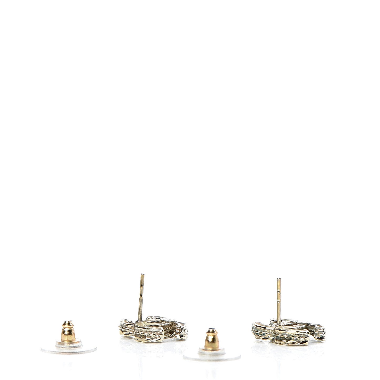 Crystal CC Earrings Gold