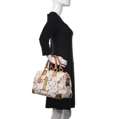 Louis Vuitton Monogram Multicolor Speedy 30 White 2 of 22