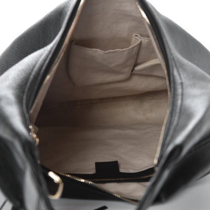 Gucci Pebbled Calfskin Soho Hobo Black 5 of 11