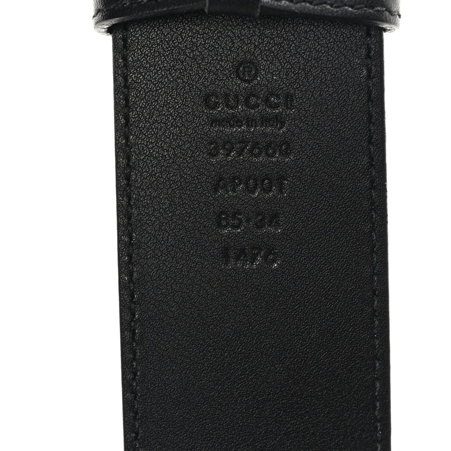 Calfskin Double G 40mm Belt 85 34 Black