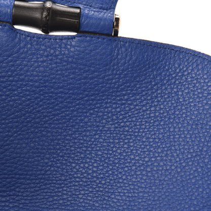 Gucci Calfskin Medium Nouveau Fringe Shoulder Bag Blue 9 of 16
