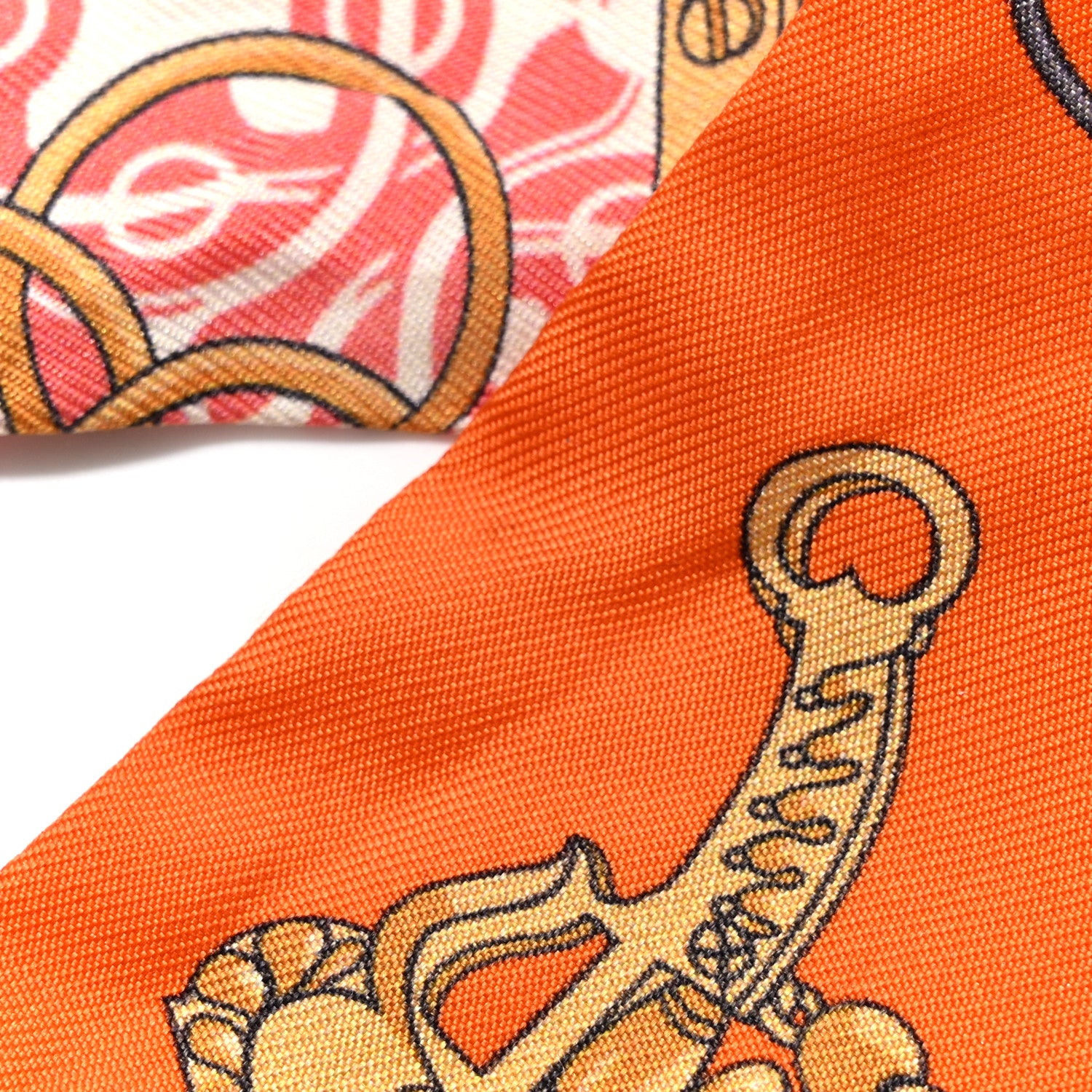 Hermes Silk Mors Et Gourmettes Remix Twilly 5 of 7