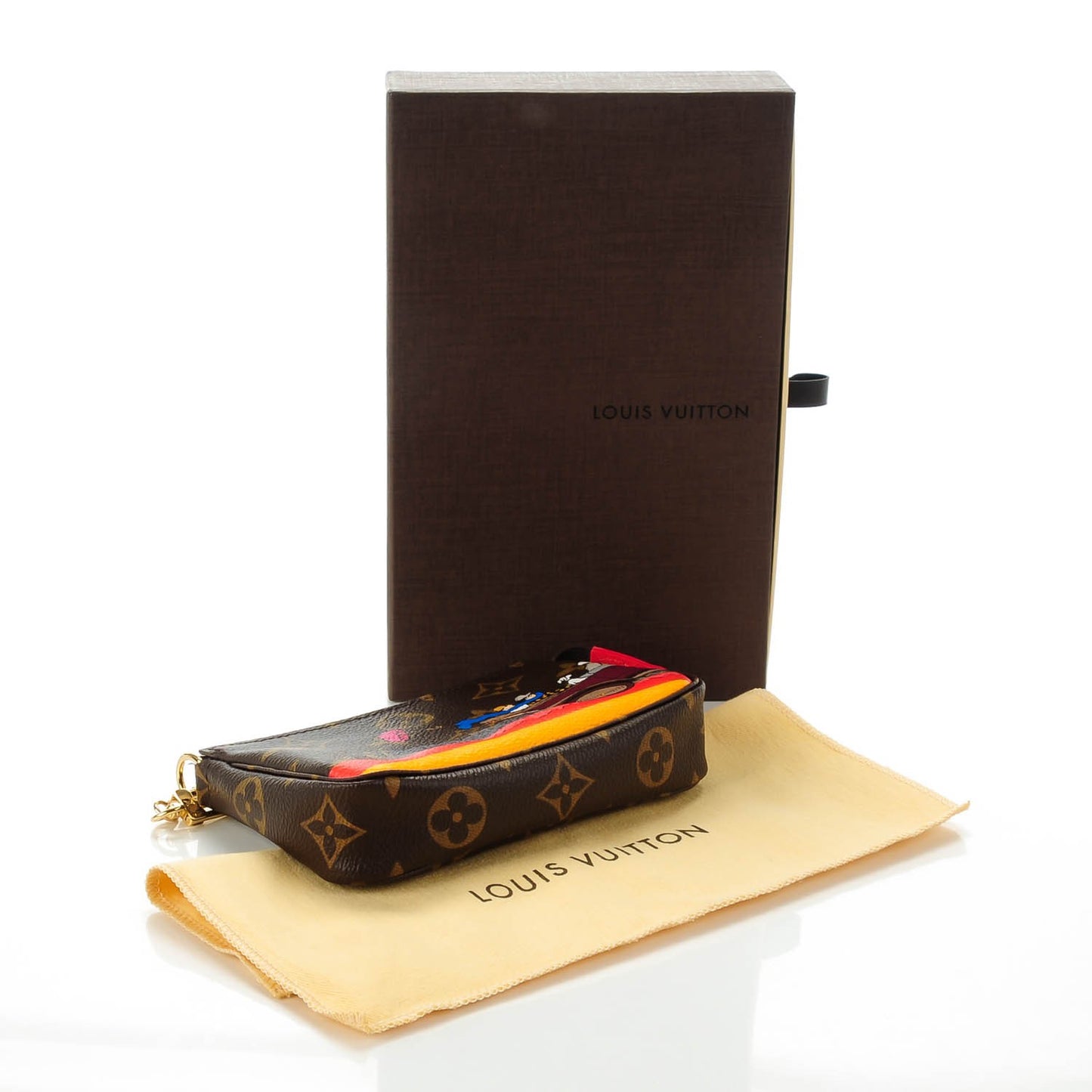 Monogram 2015 Christmas Animation Mini Pochette Accessories
