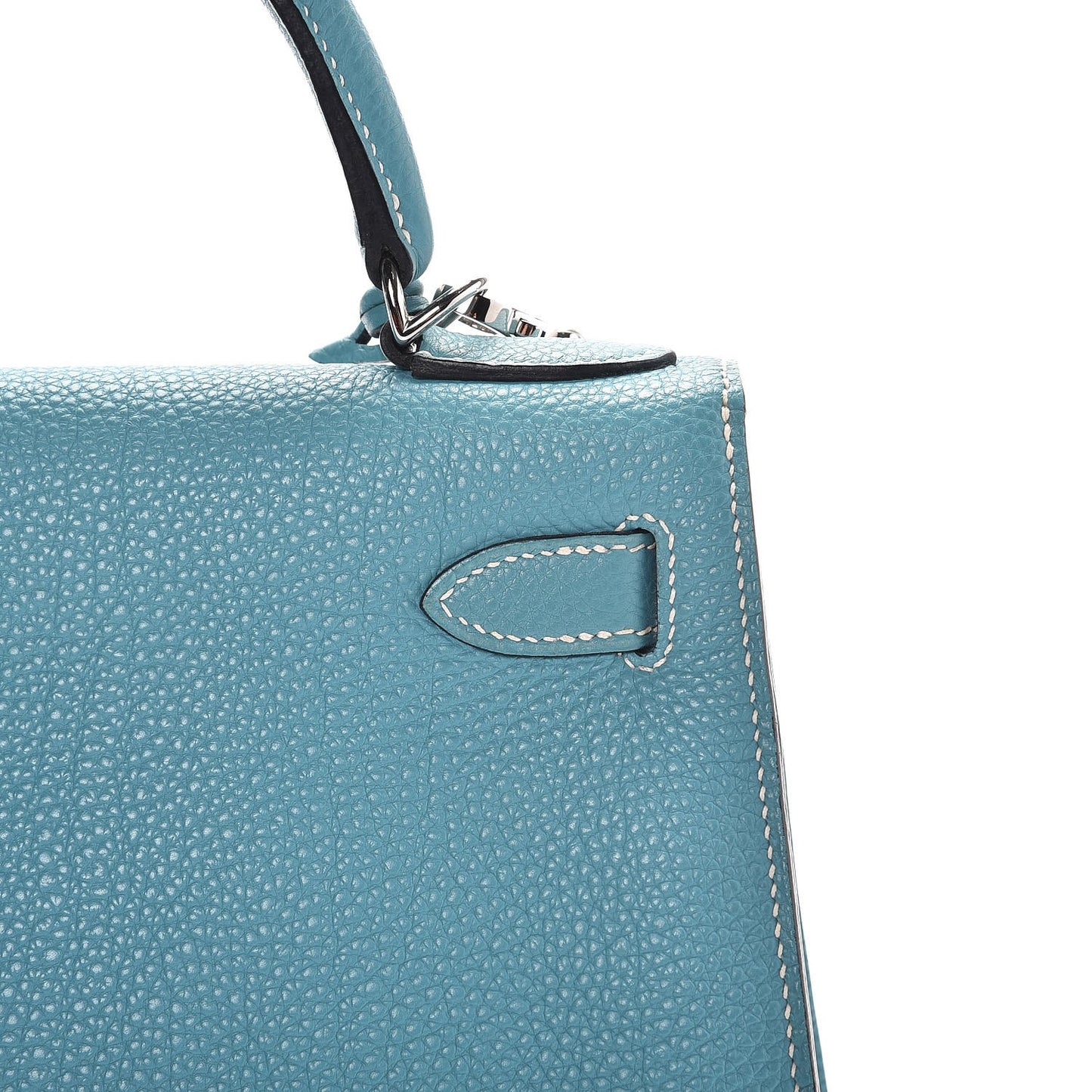 Togo Sellier Kelly 28 Blue Jean