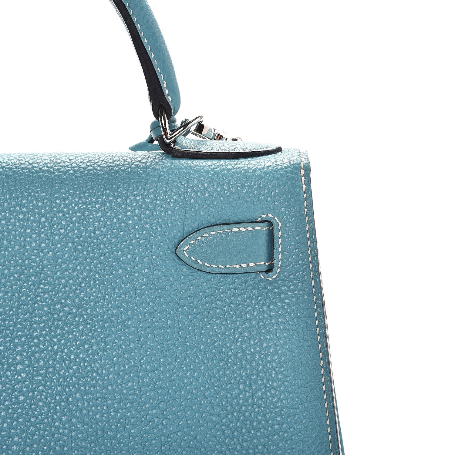 Hermes Togo Sellier Kelly 28 Blue Jean 34 of 37